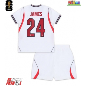 Inglaterra Reece James #24 Primera Equipación Niños Mundial 2026 Manga Corta (+ Pantalones cortos)